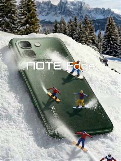 About Endurance Snowboarding demands core strength and balance. Riders push against gravity on every descent. Long runs. Continuous adjustments. No pause. True strength is the ability to last. NOTE Edge 6500mAh Battery, 7.2mm Super Thin, 185g Strikingly Light. Excellent from day to night. *Battery capacity and configurations may vary by market. #InfinixNOTEEdge #WhereEleganceMeetsPower#BeyondSnowAllRoundLegends #Olympics