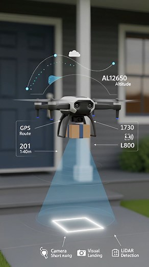 How Drone Delivery Systems Deliver Your Package! 🚁📦 #DroneDelivery #FutureTech #InnovationExplained #TechInAction 🚀 | Snap Study