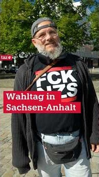 Magdeburg am Tag der Wahl