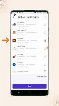 How to change the Bank Account details in the invoice on myBillBook