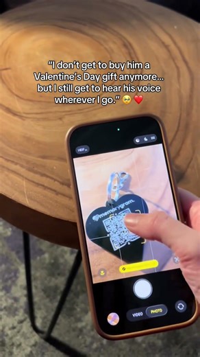 So grateful to hear his voice again with a little help from this Memorygram Medallion ❤️ #Memorygram