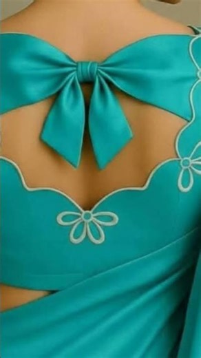 Blouse back design#saree #blouse #blouseneckdesign