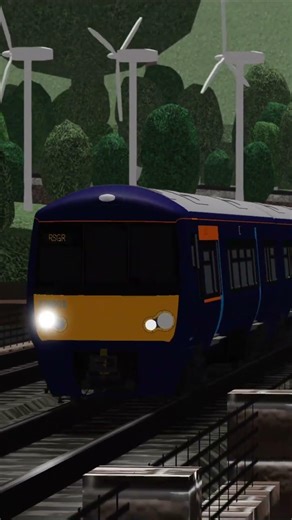 Day 78/365 - Class 376 Running Across A Bridge In RO-Scale Garden (Roblox)