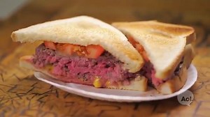 1.5M views · 394 reactions | The first hamburger was invented at Louis' Lunch in 1900, and the delicious recipe hasn’t changed since | In The Know | Facebook