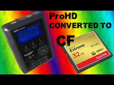 Retrofitting FOCUS FIRESTORE DTE FS-4 FireWire Video Recorder with CF Card Reader