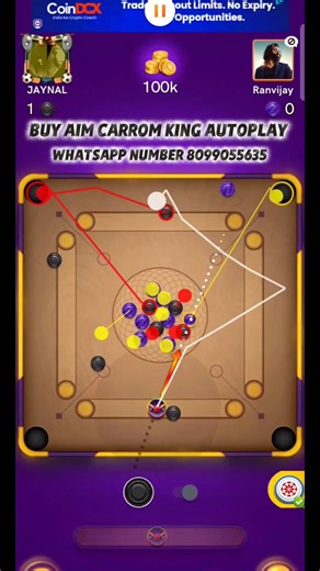 🔥 Aim Carrom King Autoplay in Carrom Pool | Aim Carrom King New Update | Carrom Pool Hack Trick 2025
