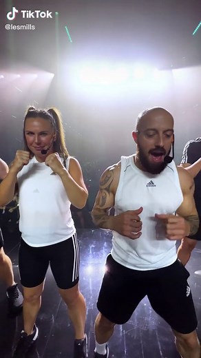 BODYCOMBAT team hits different 👊 #lesmillslive #lesmillslivelondon #BODYCOMBAT