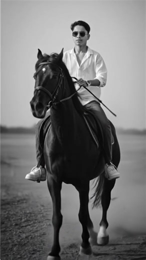 horse riding with using ai #trending #ai