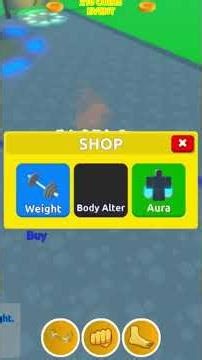 I Unlocked the 53rd BODY ALTER in Roblox FAST LIFTING SIMULATOR #shorts