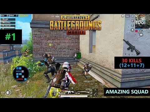 [Hindi] PUBG MOBILE | "30 KILLS" AMAZING SQUAD RUSH GAMEPLAY CHICKEN DINNER