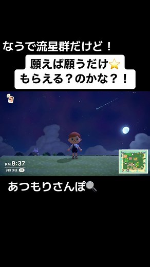 あつ森の流れ星を願う方法と日程