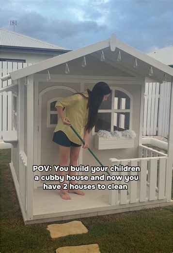 Building a Cubby House: The Reality of Mom Life