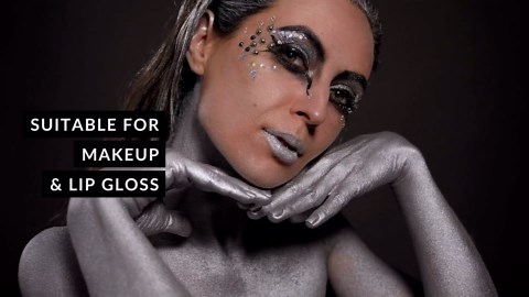 MEYSPRING Silver Druzy Epoxy Resin Color Pigment - 50g - Mica Powder for Resin - Pigment Powder - Mica Powder for Epoxy Resin - Mica Powder for Candle Making - Candle Dye - Garage Floor Epoxy