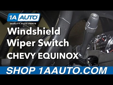 How to Remove Windshield Wiper Switch 05-09 Chevy Equinox
