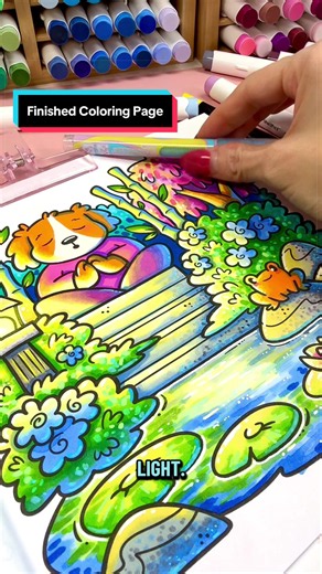 Coloring Page Tutorial: Cozy Days with Charlie
