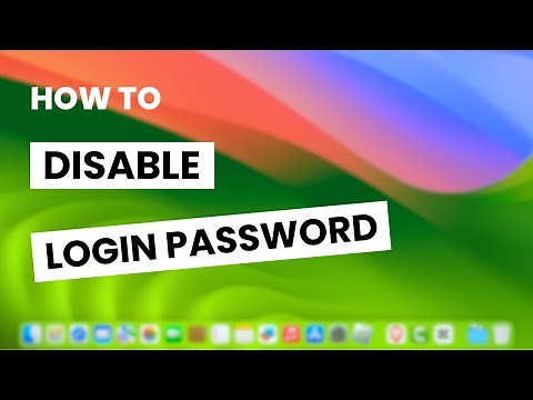 How To Disable the Login Password Mac (M1, M2, M3, M4)