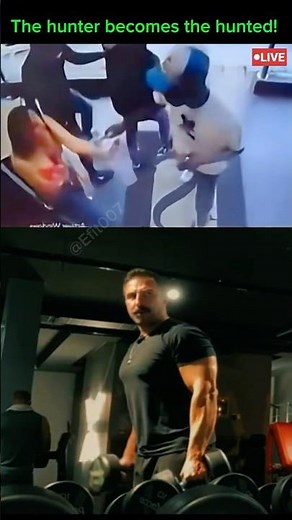 The Hunter Becomes the Hunted!#hunting #viral #shorts #fitness #action #reaction
