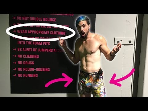 BREAKING ALL TRAMPOLINE PARK RULES (Insane Tricks, Parkour)