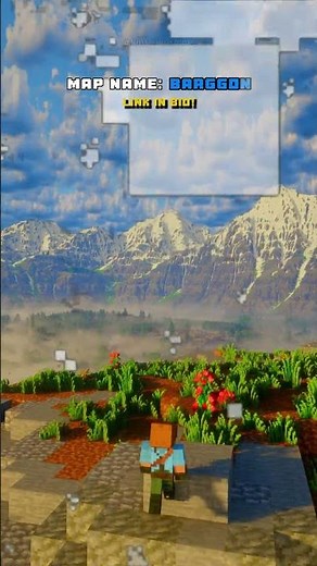 Realistic Map Creation Process! 10K Super Multi-Biome Map! #minecraft #minecraftshorts