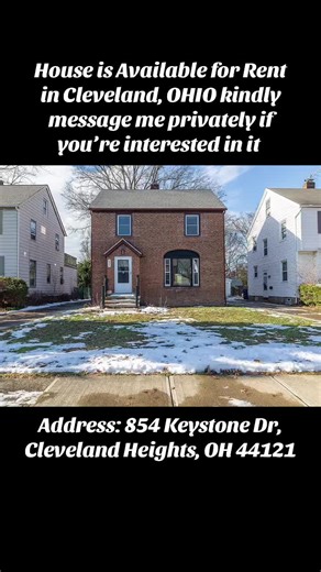 Nice 4 Bedroom House for Rent in Cleveland Heights