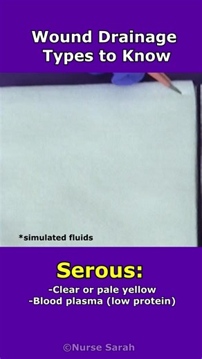 Wound Drainage Types for Nursing Students Explained