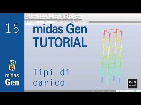 Midas Tutorial (ITA) #15 - Tipi di Carico (Loads Type)