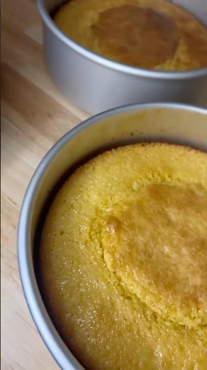 The Infamous Butter Vanilla Cake! Recipe on my social media! #cakerecipe #cakemix #cakeshorts