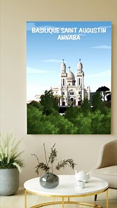 📦Commandez dès maintenant ce tableau unique de la Basilique Saint-Augustin et faites entrer un symbole d’histoire et de sérénité dans votre intérieur: https://nostalgerie.com/produit/basilique-saint-augustin-anaba/ 🌇Sublimez votre intérieur avec ce tableau majestueux de la Basilique Saint-Augustin à Annaba Ce tableau captivant capture la grandeur et l’élégance de l'emblématique Basilique Saint-Augustin à Annaba. Avec ses tours imposantes et son architecture unique, ce monument est un hommage à