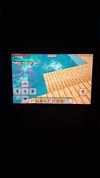 Minecraft survival building a oak boat.