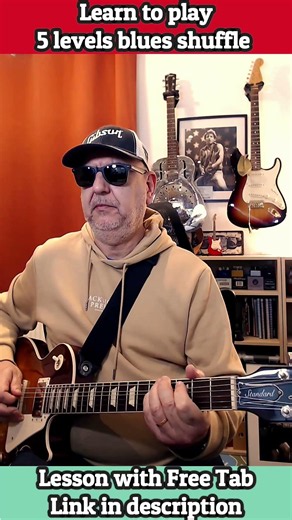 Master 5 Levels of Blues Shuffle Licks (FREE TAB) 🎸