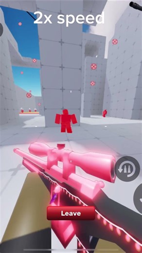 How to quick scope on mobile in rivals #rivals #roblox #showcase #sniper #robloxshowcase