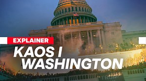 250K views · 2K reactions | Det endte i kaos, da tusindvis af utilfredse borgere 6. januar mødte op i Washington D.C. for at protestere mod resultatet af det amerikanske præsidentvalg. Få overblik over, hvad der skete  | DR Nyheder | Facebook
