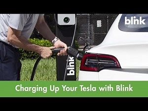 DID YOU KNOW: Charge Your Tesla at a Blink Station
