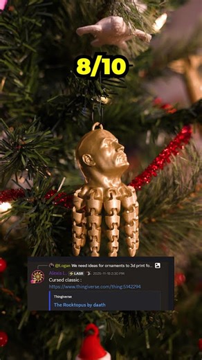 This got out of hand real quick 🫢🎄 #3dprinter #christmas #ornaments