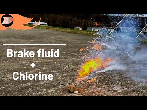 Brake fluid and Chlorine reaction