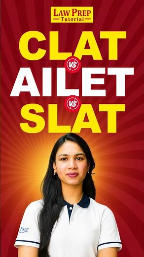 CLAT vs AILET vs SLAT | Which Law Entrance Exam is Best? #shorts
