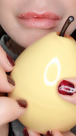 491K views · 4.1K reactions | ASMR! Tasty Jelly Pear PASMR Satisfying Eating Tasty Jelly Pear Pudding  #asmr #pudding #satisfyinglips | Satisfying Lips | Facebook