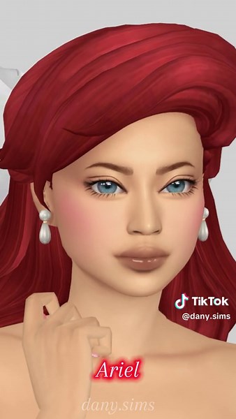 Heres part two of making sims inspired by movie characters! (disney princess edition) I definitely forgot Elsa’s freckles. 😭 #sims4 #thesims4 #thesims4mods #sims4cc #sims #modthesims4 #sims4cas #cas #fyp #foryoupage #disney #disneyprincesses #elsa #snowwhite #ariel #thelittlemermaid #rapunzel #tangled