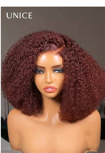 Wet Wavy Curls on Sunkissed Red Wig — Quick Styling