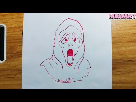 How to Draw a Ghost: Step by Step Scary Sketch! 👻🔥