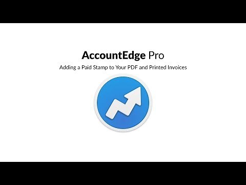 Paid Stamp on PDF and Printed Invoices