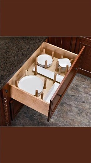 Satisfying Kitchen Makeover ✨ Adjustable Drawer Organizer That Actually Works!