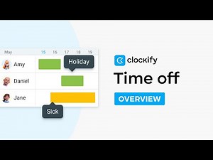 Time Off | Clockify Features
