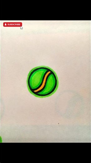 Simple Ball Drawing | Easy Drawing for Beginners | Shorts