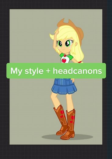 Applejack Human Version Fan Art and Headcanons