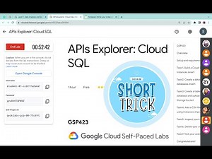 APIs Explorer: Cloud SQL || #qwiklabs || #GSP423 || [With Explanation🗣️]