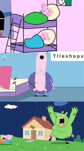 Peppa Pig Sigma Trull Vibes | Peppa Pig Transformation dance song | 🐖 #peppapig #tileshop