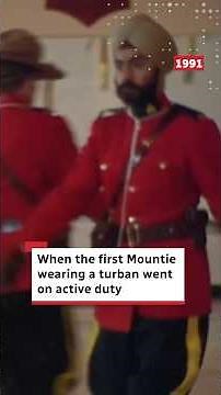 When the first Mountie wearing a turban went on active duty (1991)
