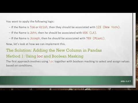 How to Create a New Column in a DataFrame from a Dictionary using Conditions in Pandas