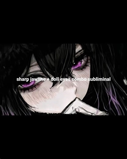 sharp jawline + doll eyes combo subliminal // overnight 💜